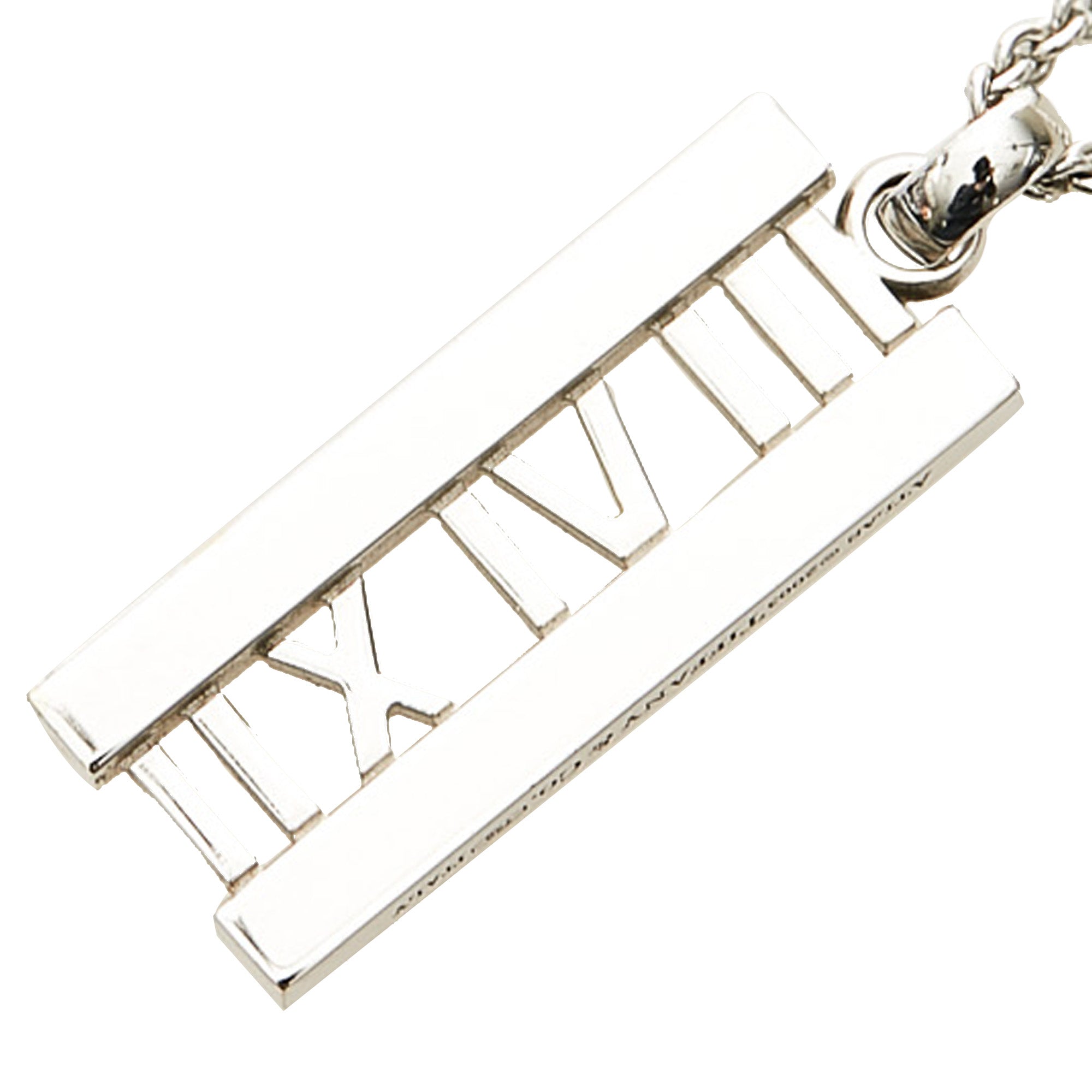 Diamond Atlas Bar Pendant Necklace