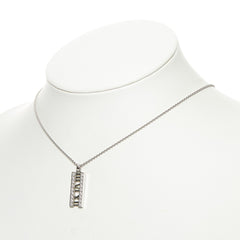 Diamond Atlas Bar Pendant Necklace