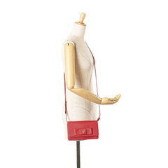 Saffiano Lux Bow Wallet On Strap