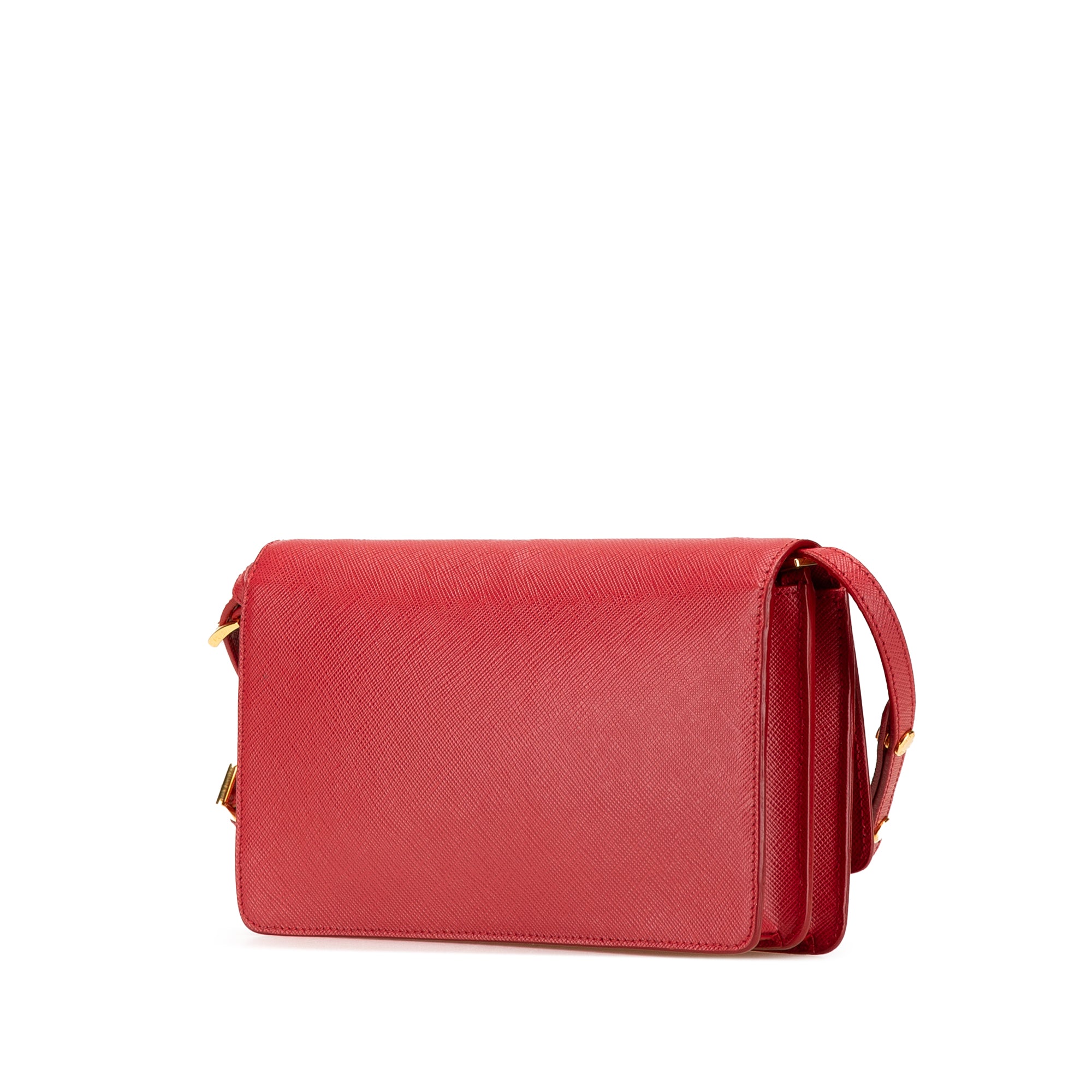 Saffiano Lux Bow Wallet On Strap