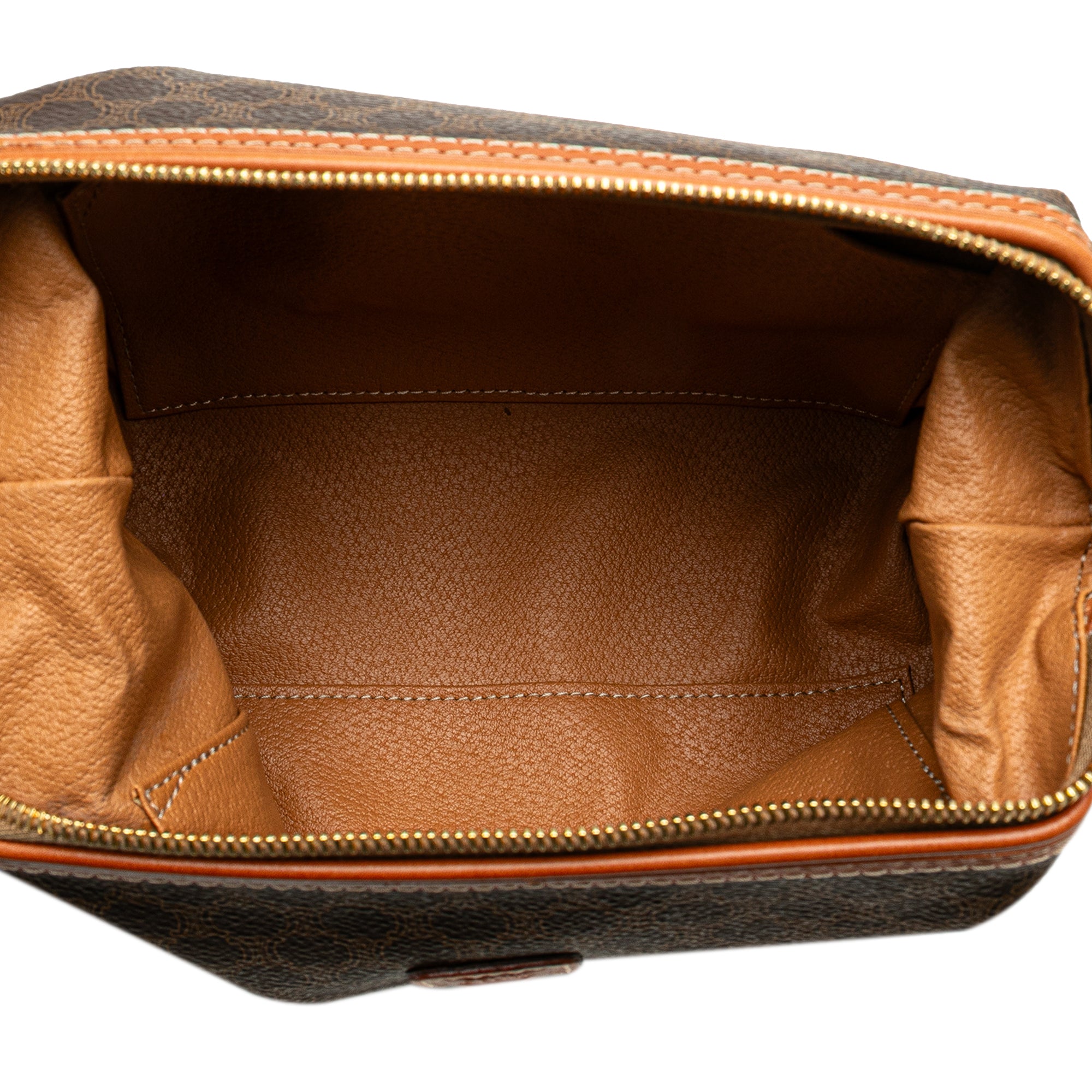 Macadam Coated Canvas Pouch