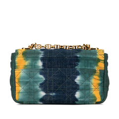 Small Denim Tie-Dye Cannage Caro Bag