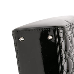 Medium Patent Cannage Lady Dior