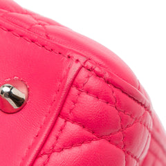 Medium Lambskin Cannage Lady Dior