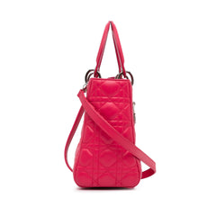 Medium Lambskin Cannage Lady Dior
