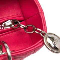 Medium Lambskin Cannage Lady Dior