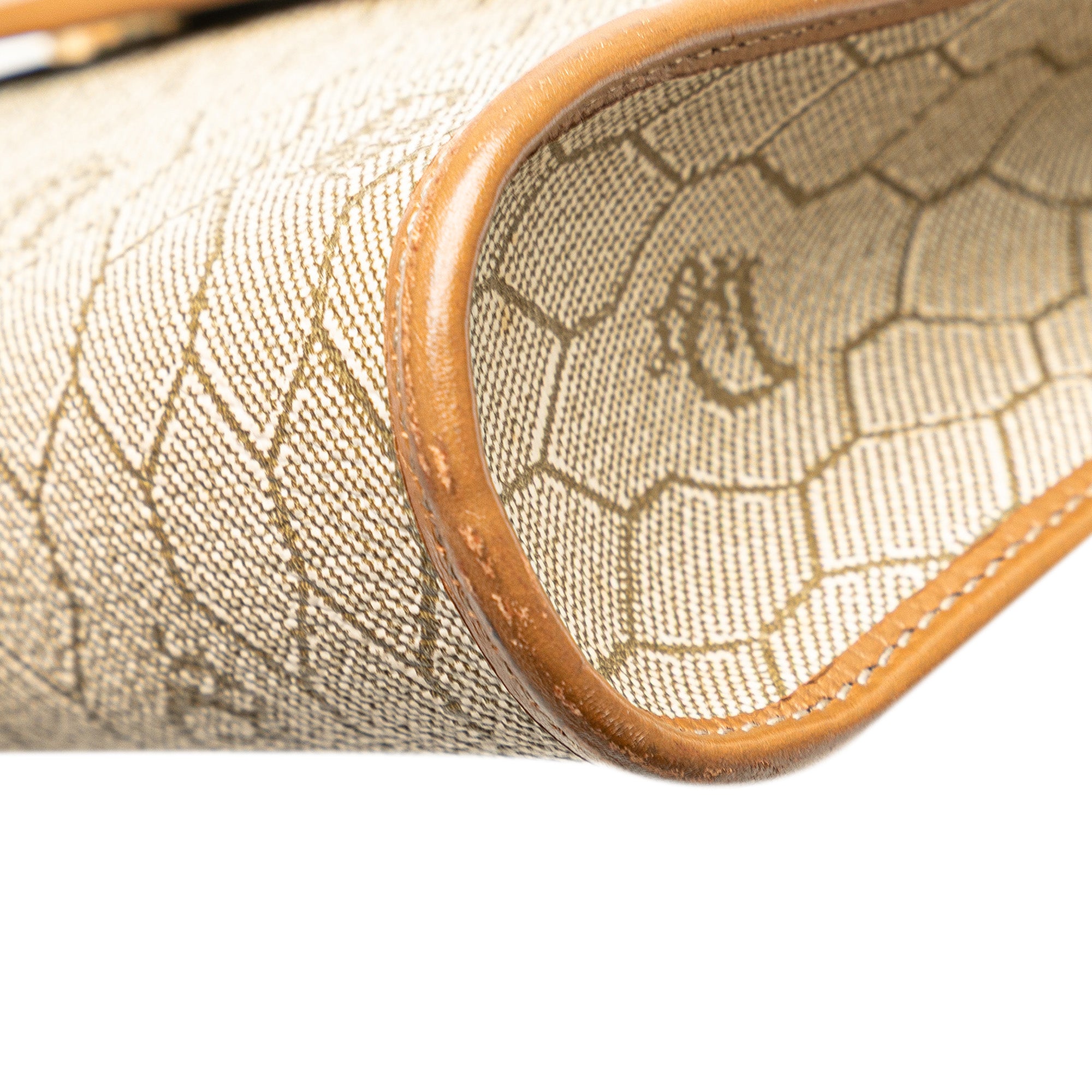 Honeycomb Coated Canvas Crossbody