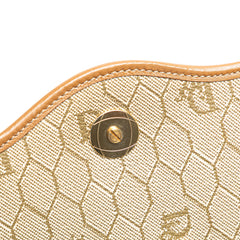 Honeycomb Coated Canvas Crossbody
