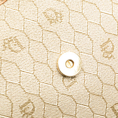 Honeycomb Coated Canvas Crossbody