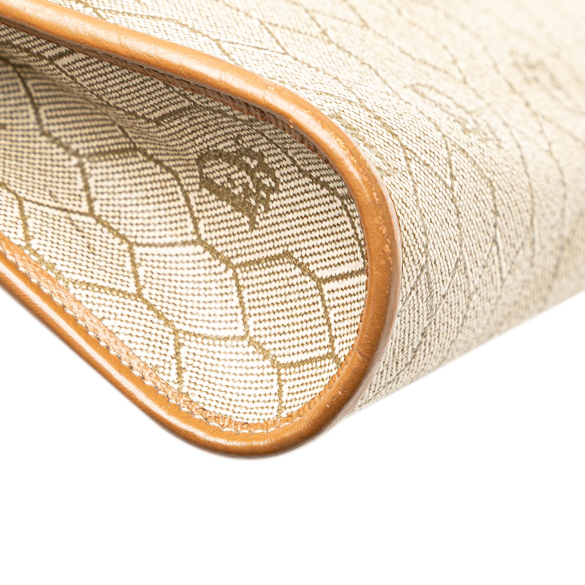 Honeycomb Coated Canvas Crossbody