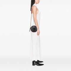 Mini GG Marmont Matelasse Leather Torchon Round Crossbody