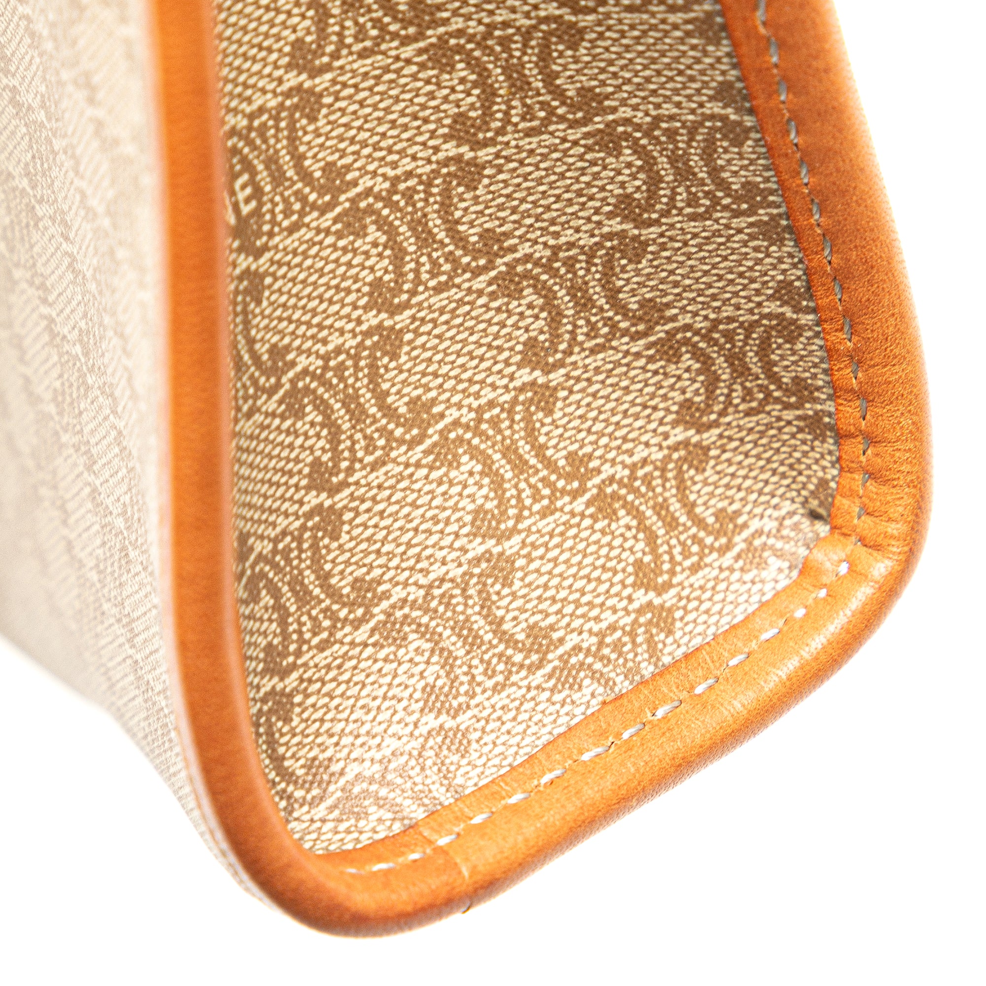 Macadam Coated Canvas Clutch