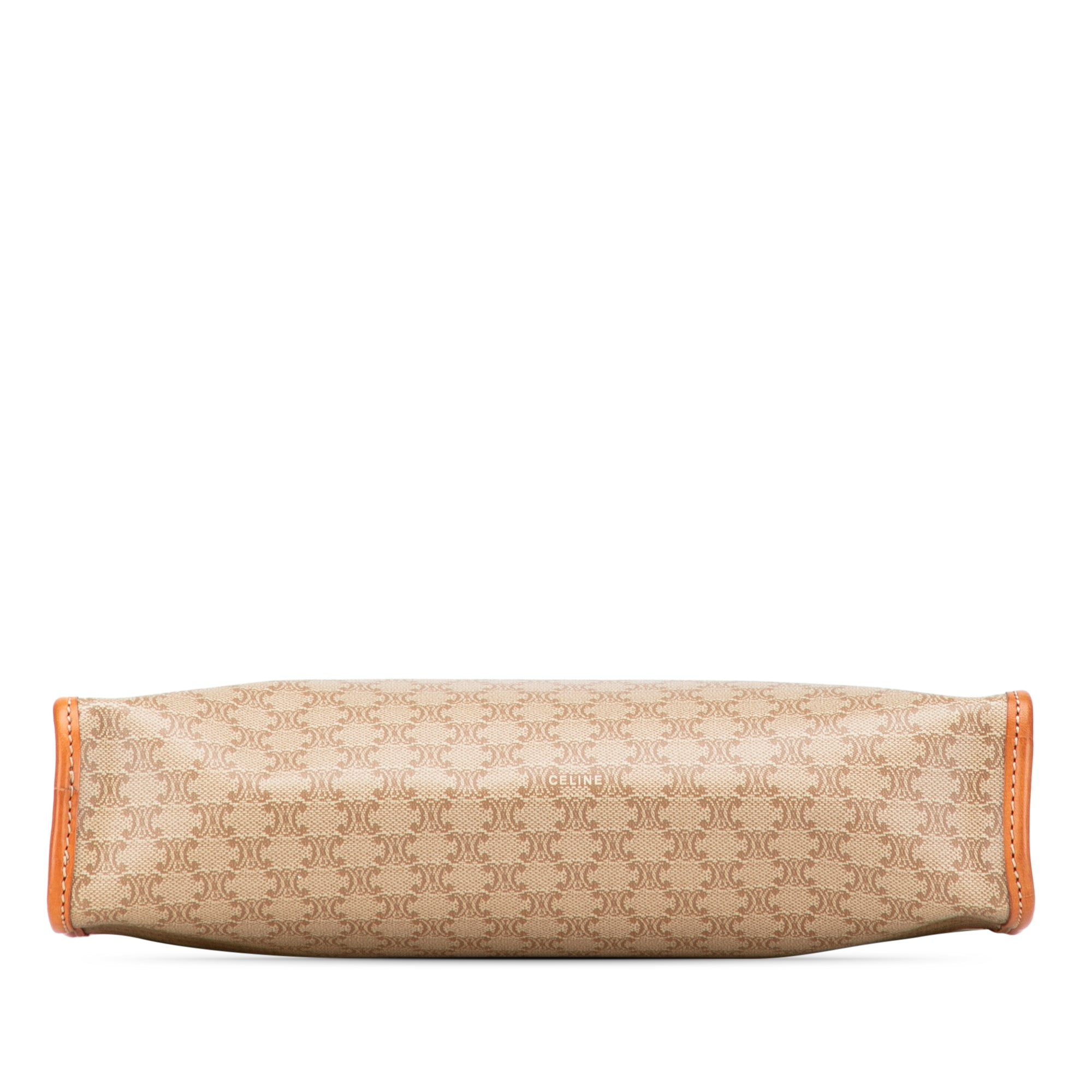 Macadam Coated Canvas Clutch