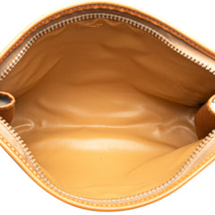 Macadam Coated Canvas Clutch
