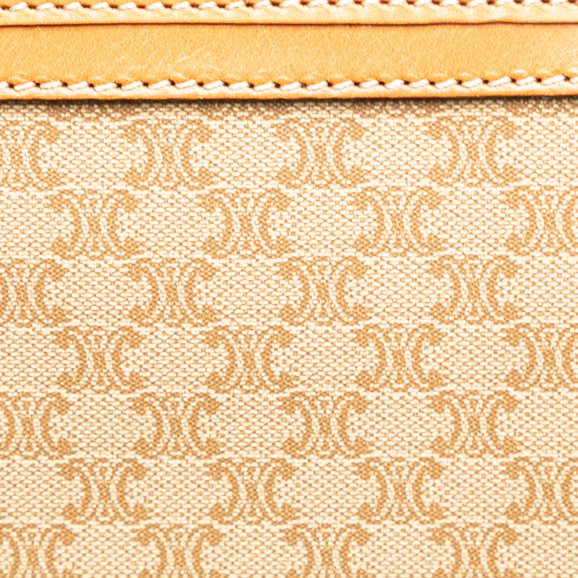 Macadam Coated Canvas Clutch