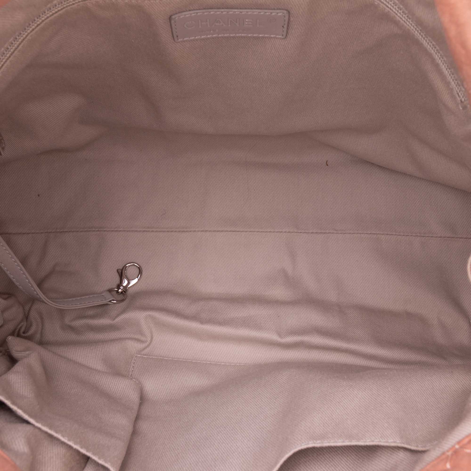 Small Iridescent Calfskin Sea Hit Tote