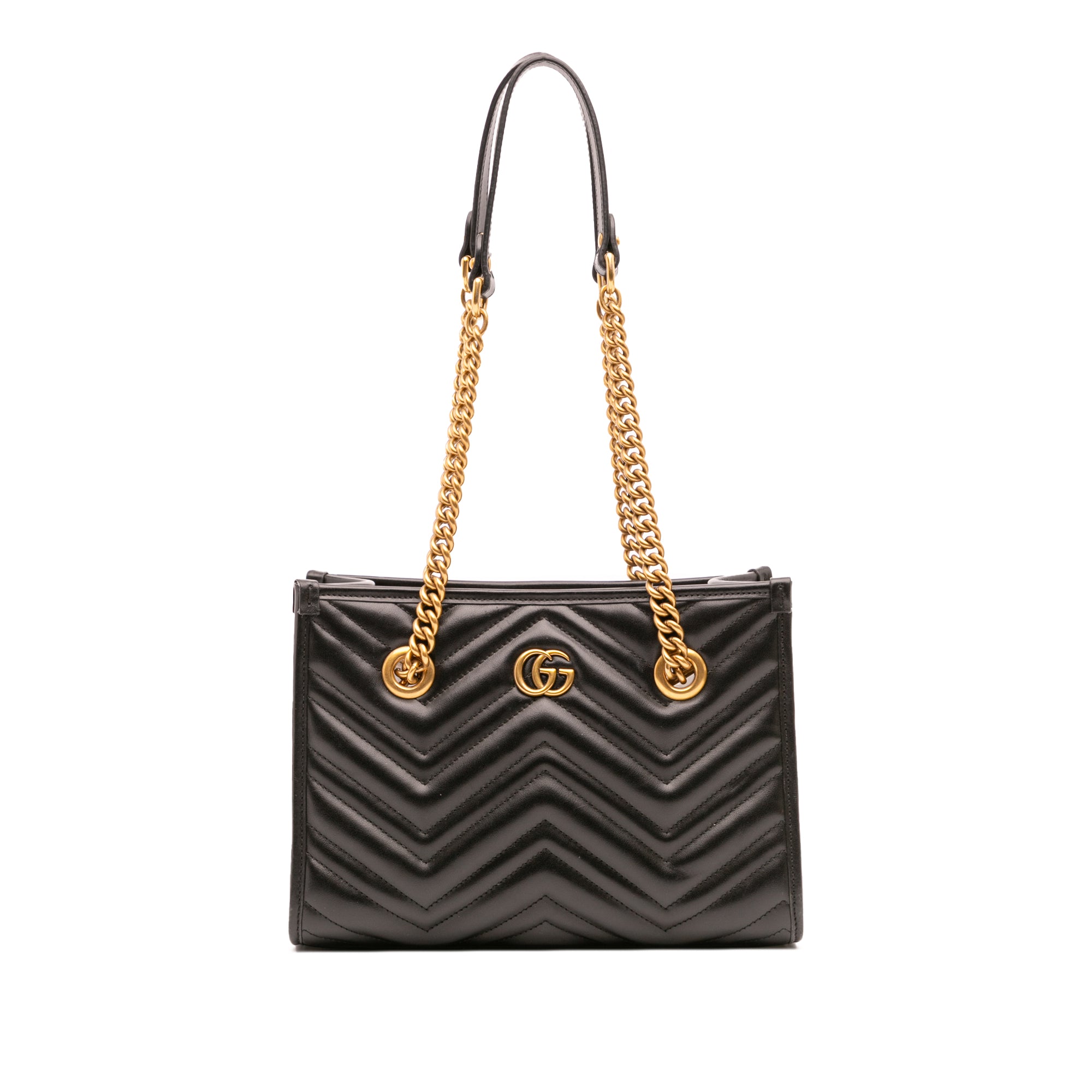 GG Marmont Matelasse Leather Tote