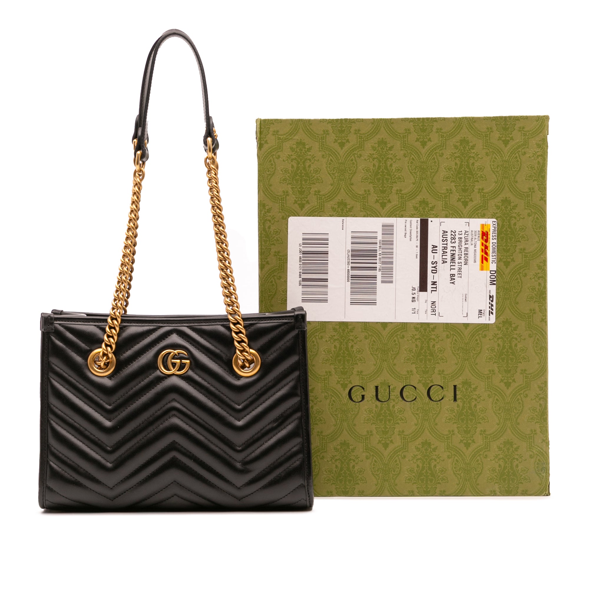 GG Marmont Matelasse Leather Tote