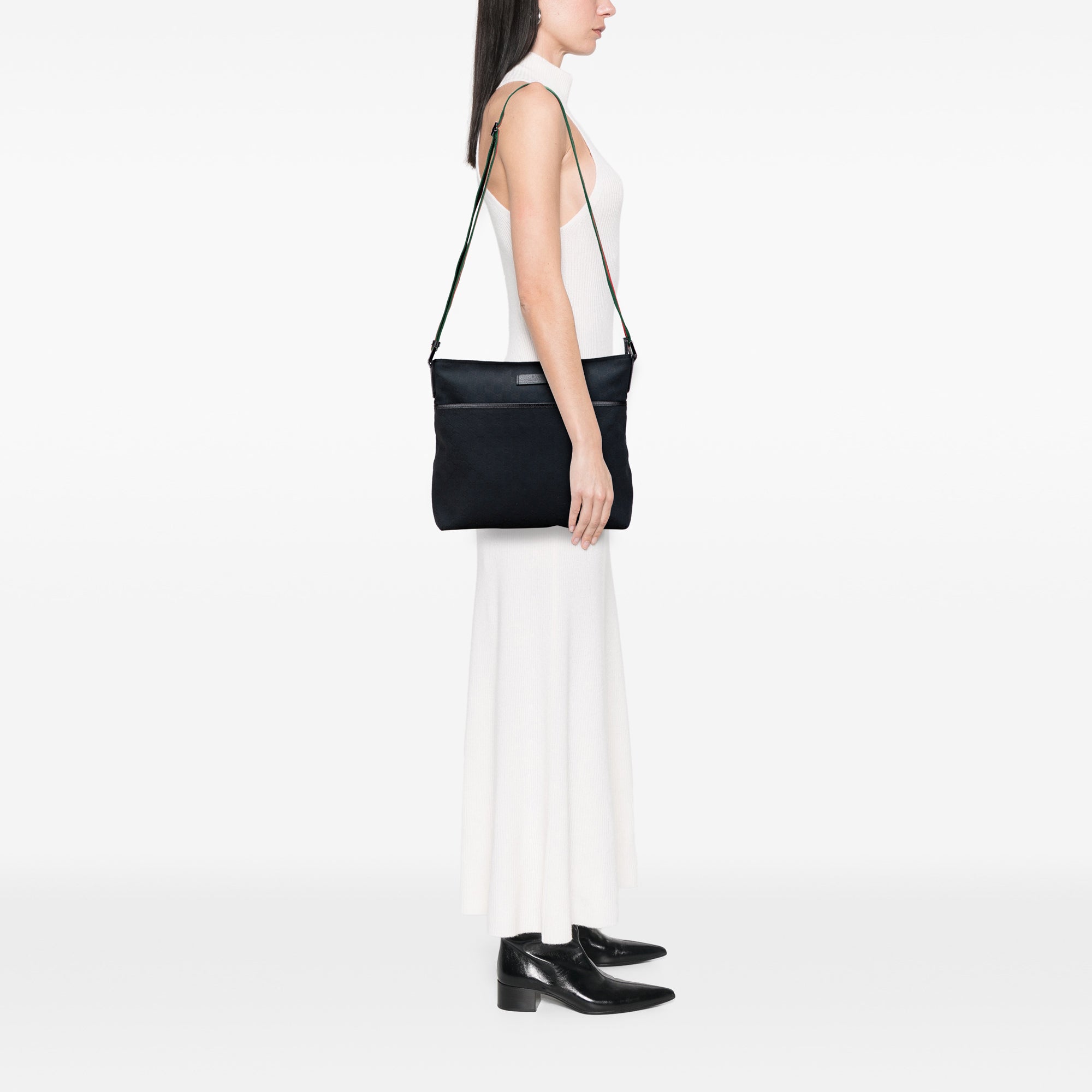 GG Canvas Web Crossbody