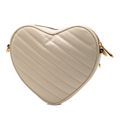 Mini Matelasse Leather Heart Crossbody