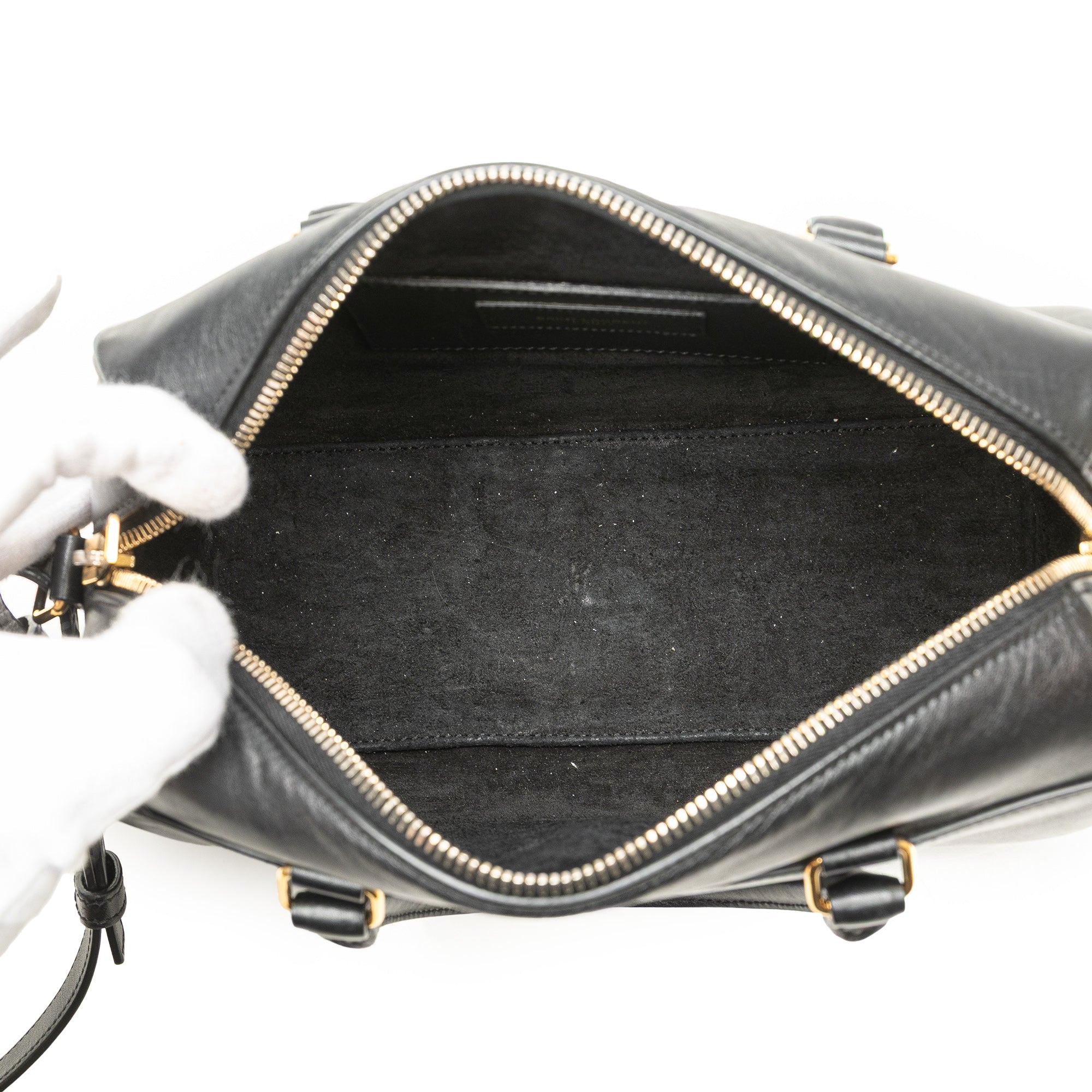 Baby Leather Classic Duffle Satchel