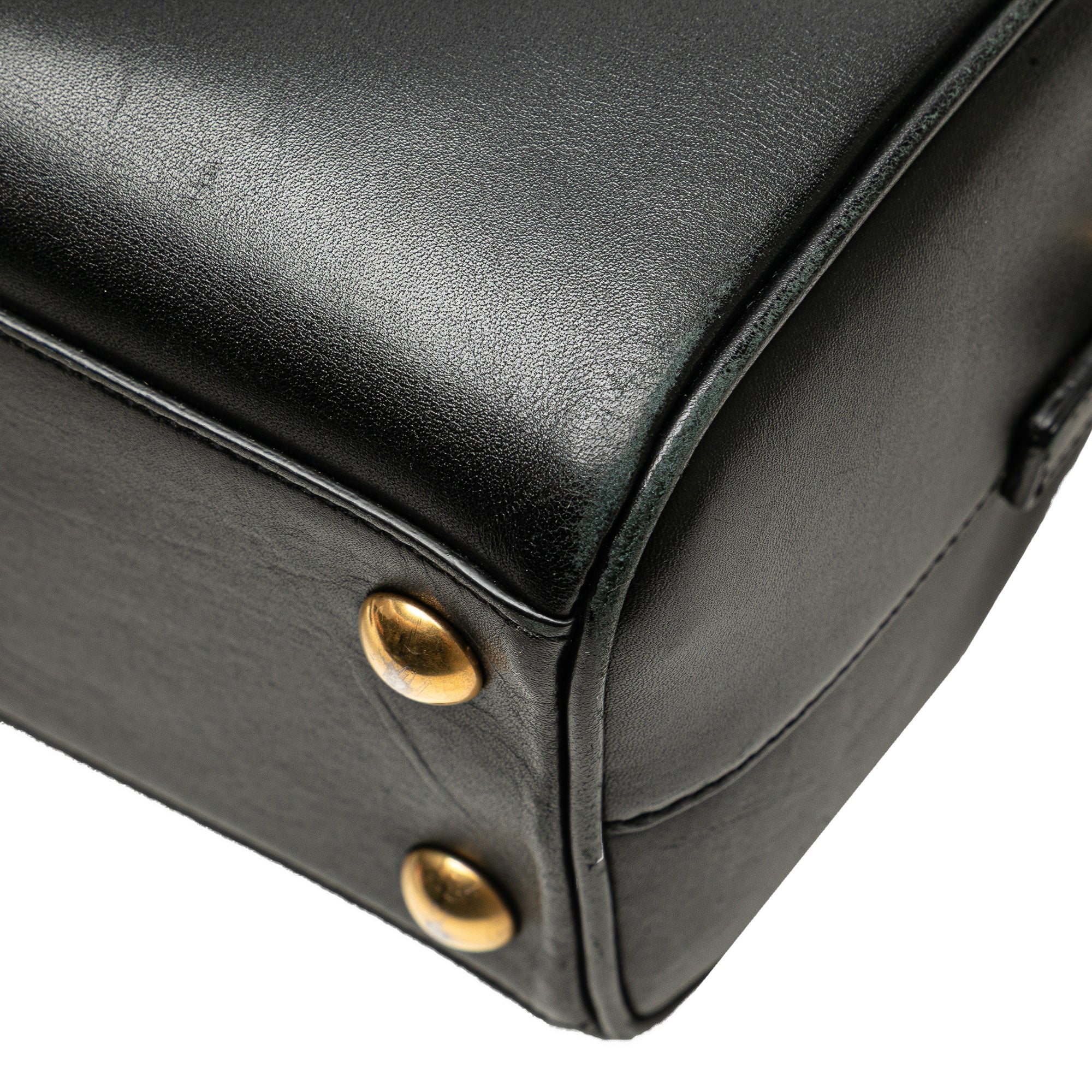 Baby Leather Classic Duffle Satchel