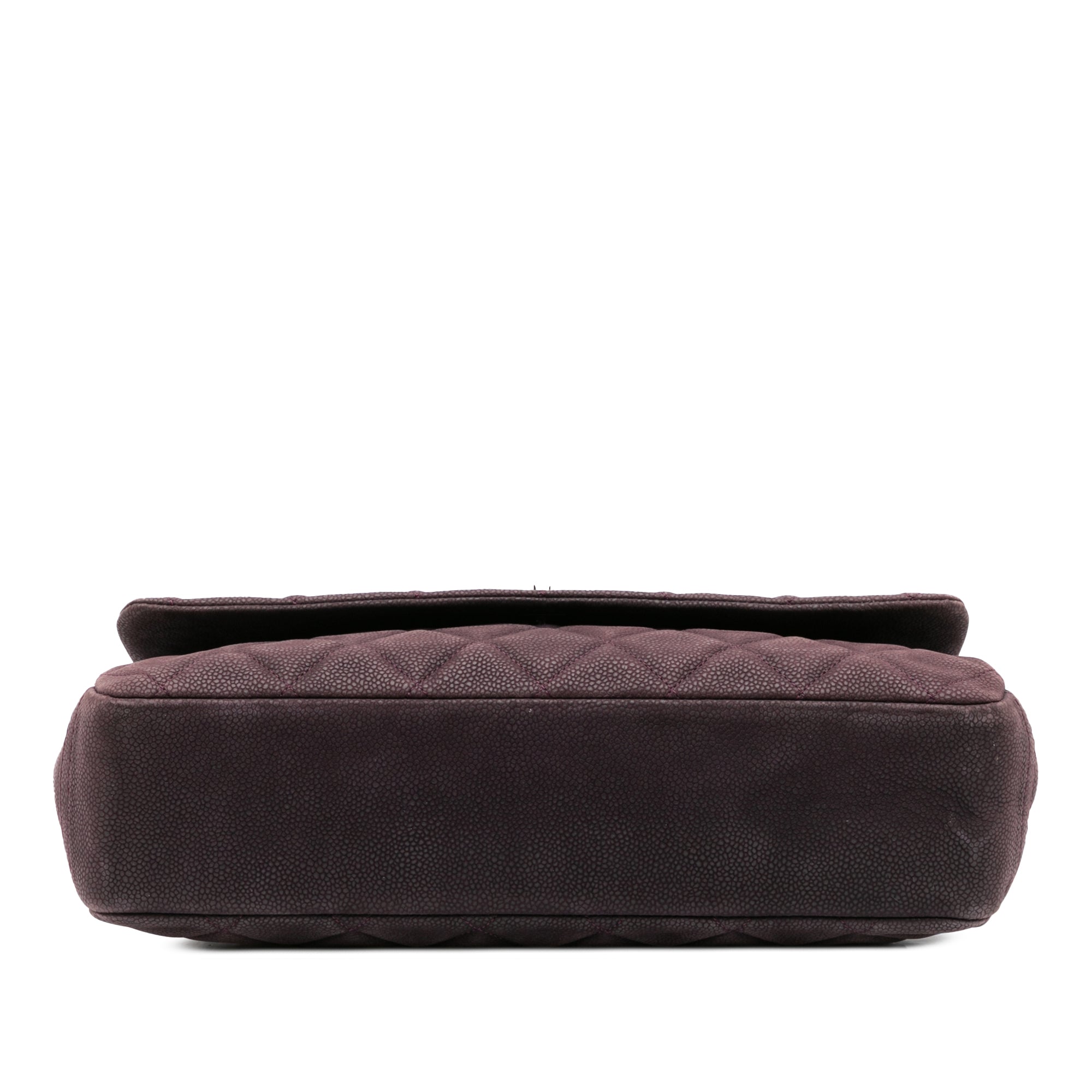Quilted Iridescent Caviar Lady Pearly Flap