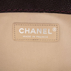 Quilted Iridescent Caviar Lady Pearly Flap