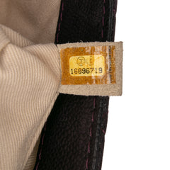 Quilted Iridescent Caviar Lady Pearly Flap