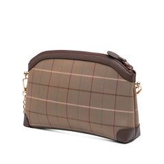 Vintage Check Canvas Satchel