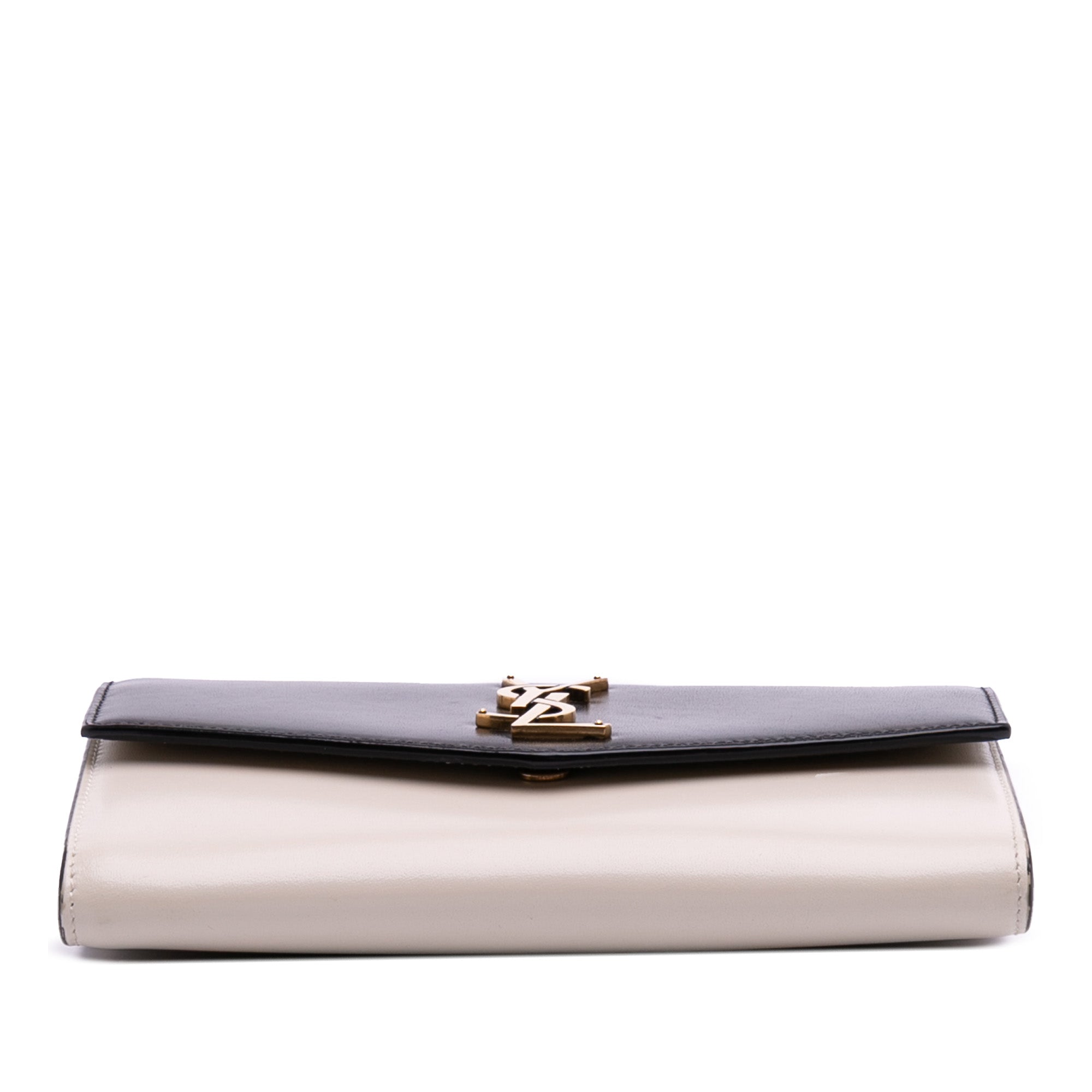Bicolor Calfskin Uptown Chain Wallet