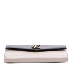 Bicolor Calfskin Uptown Chain Wallet