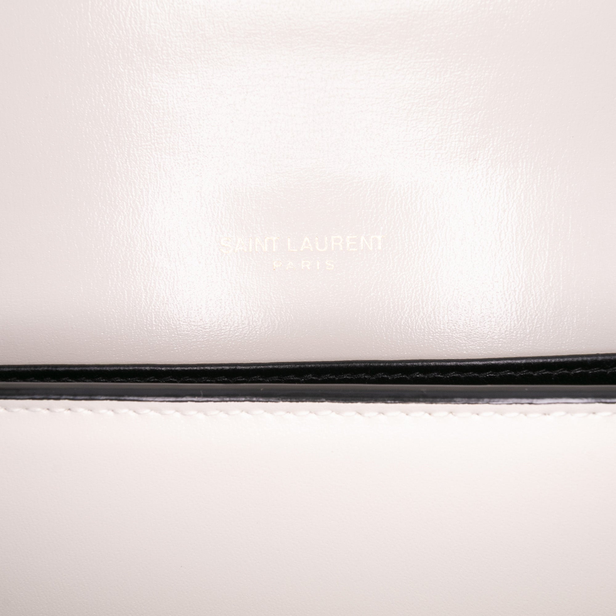 Bicolor Calfskin Uptown Chain Wallet