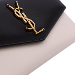 Bicolor Calfskin Uptown Chain Wallet