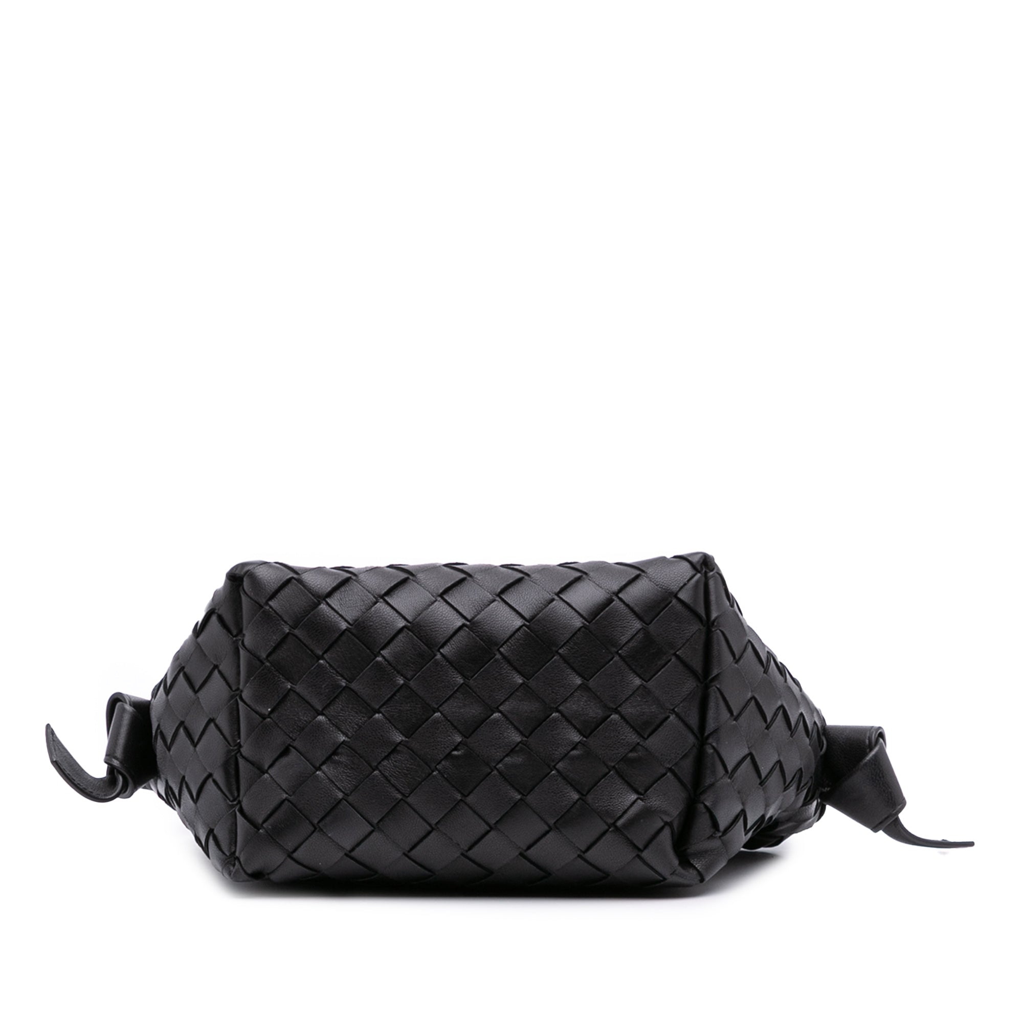 Lambskin Intrecciato Tie Shoulder Bag