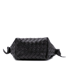 Lambskin Intrecciato Tie Shoulder Bag