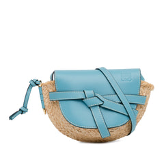 Mini Raffia Gate Crossbody