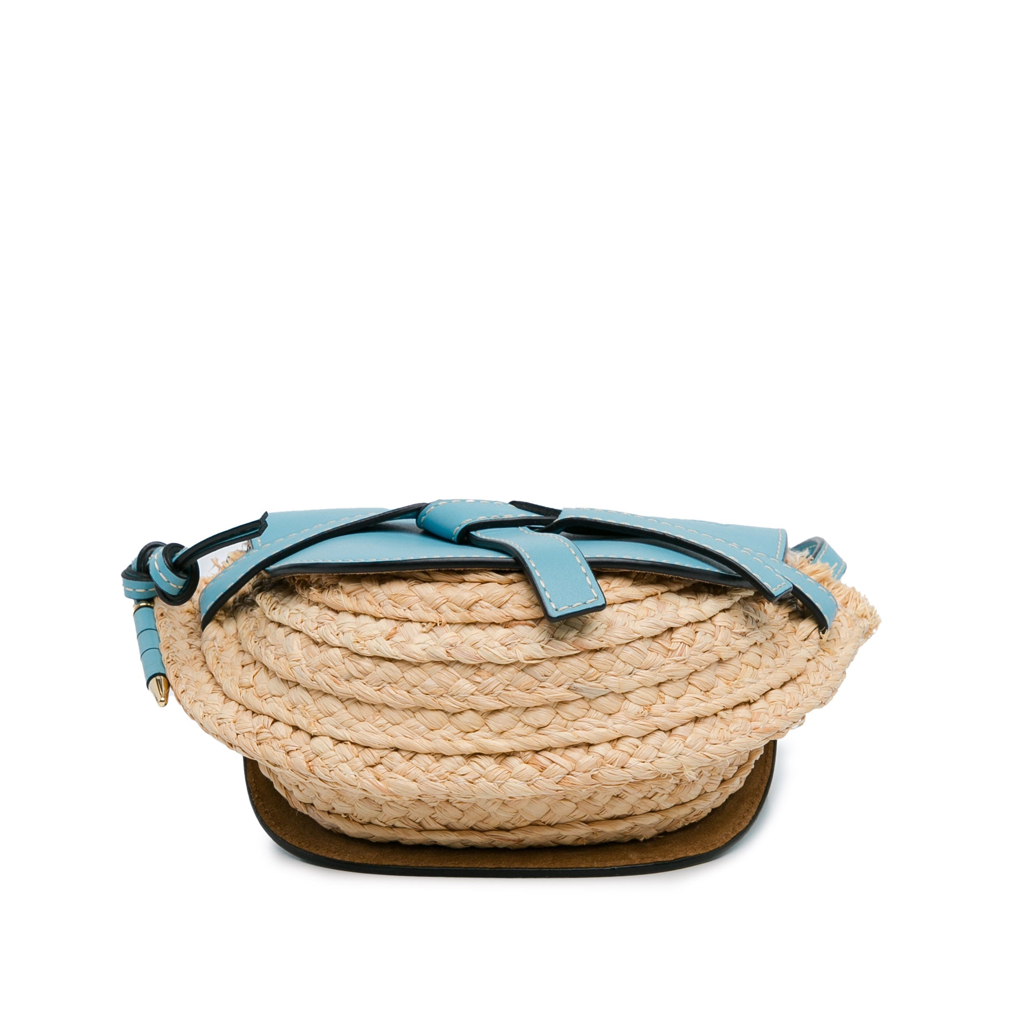 Mini Raffia Gate Crossbody