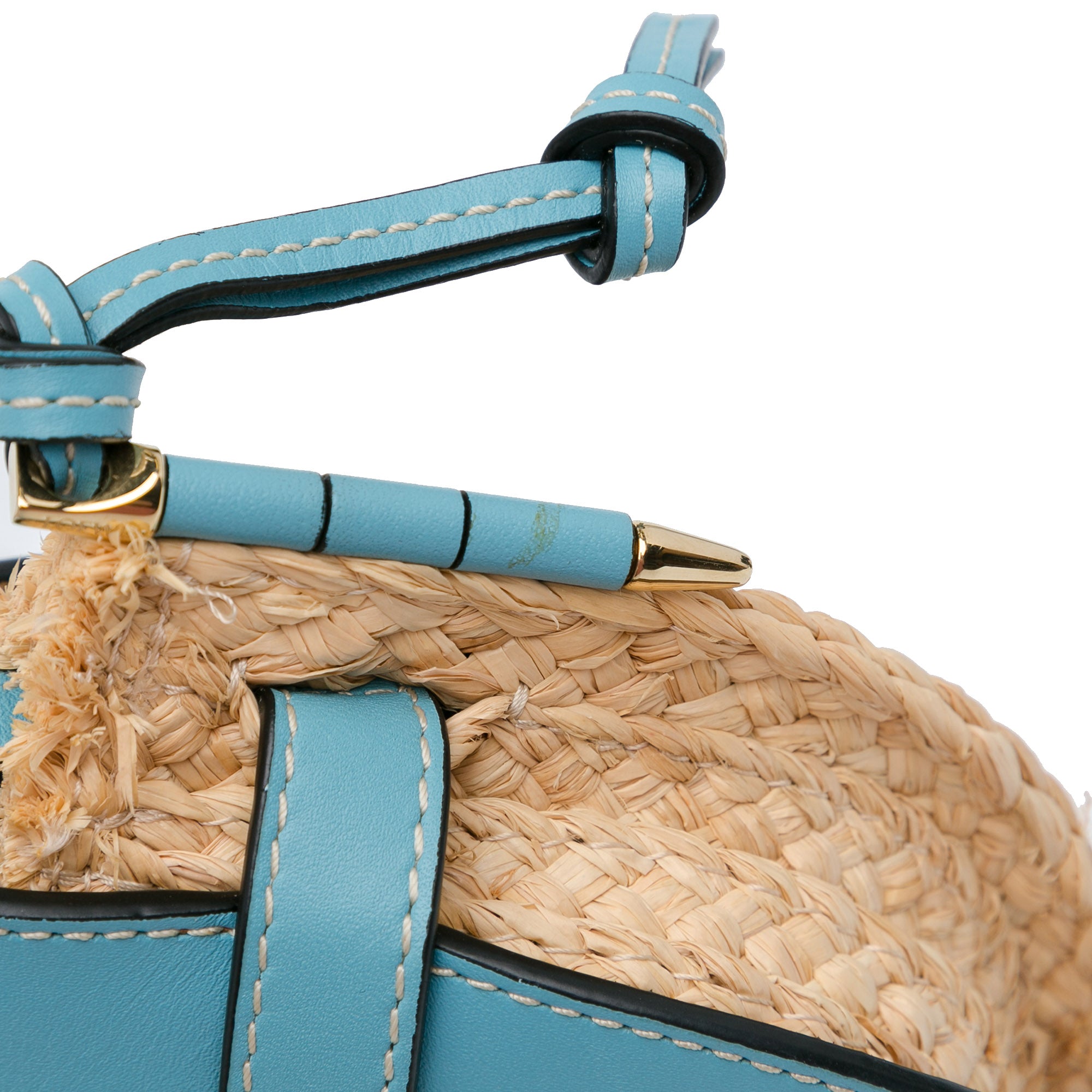 Mini Raffia Gate Crossbody