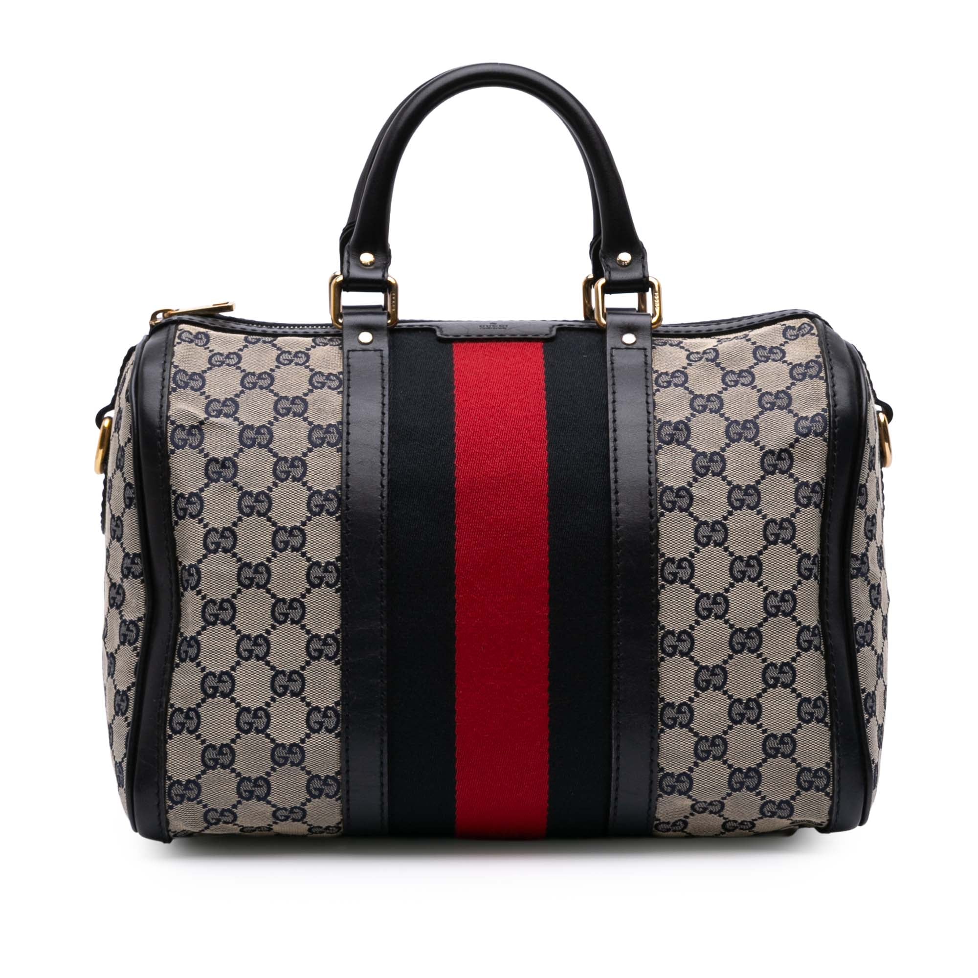 GG Canvas Web Joy Boston Bag