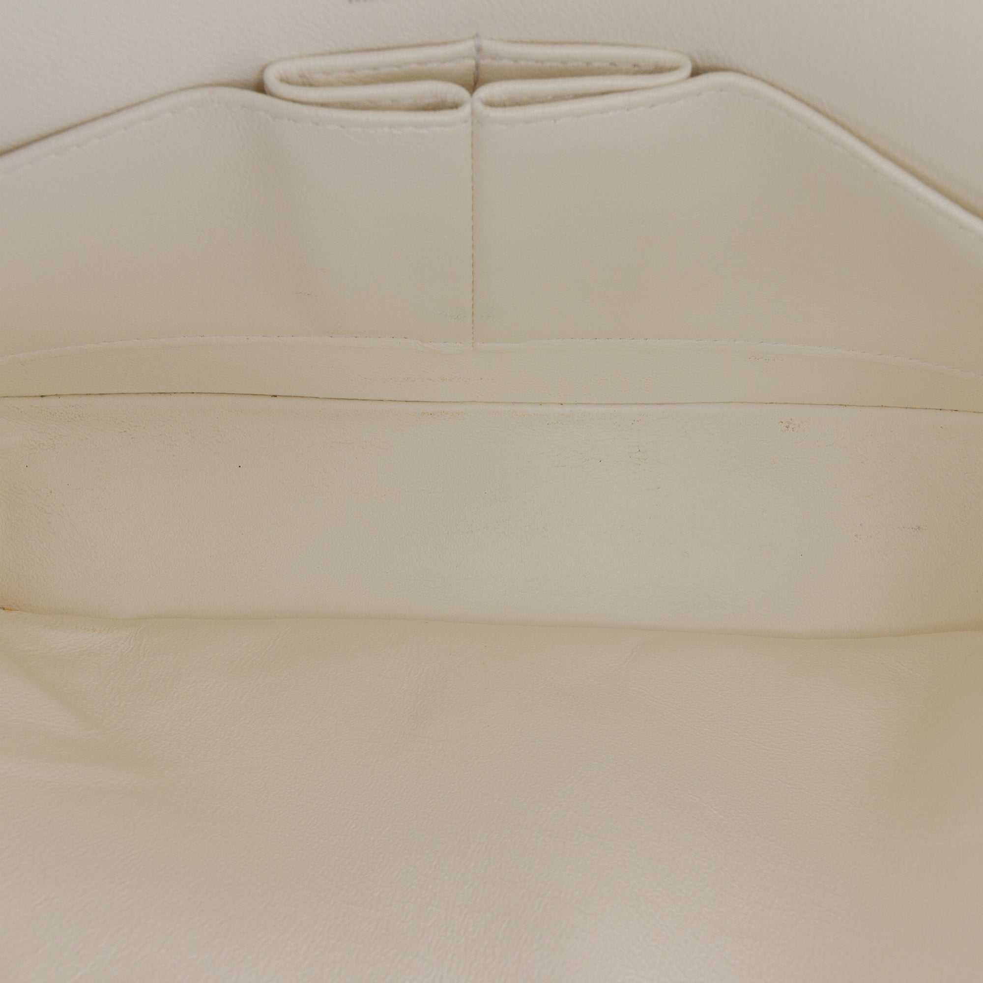 Medium Classic Chevron Tweed Floral Double Flap