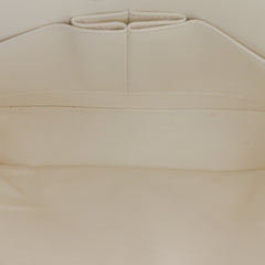 Medium Classic Chevron Tweed Floral Double Flap