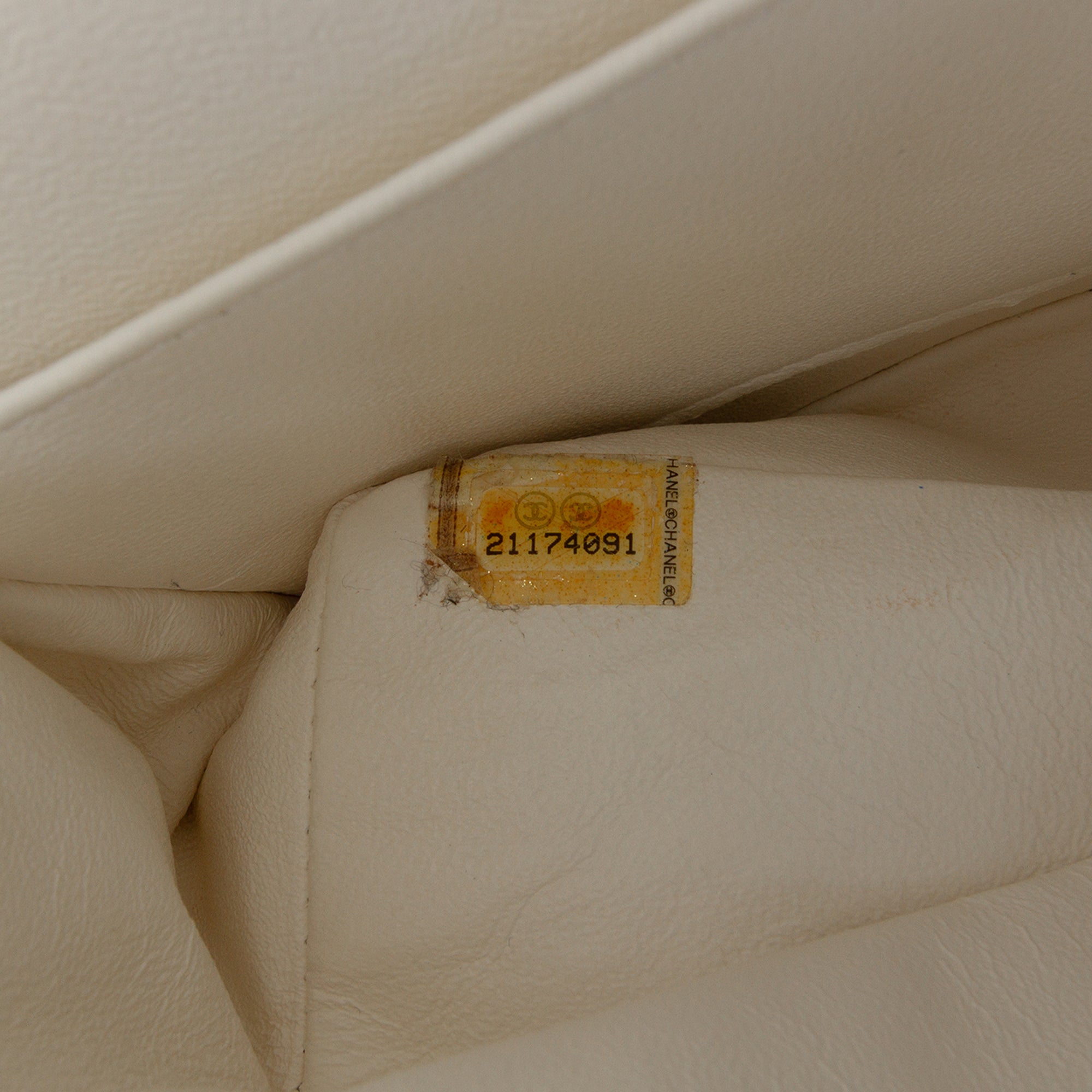 Medium Classic Chevron Tweed Floral Double Flap