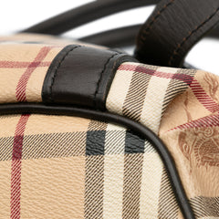Haymarket Check Coated Canvas Satchel