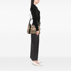 Haymarket Check Coated Canvas Satchel