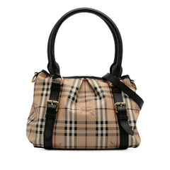Haymarket Check Coated Canvas Satchel