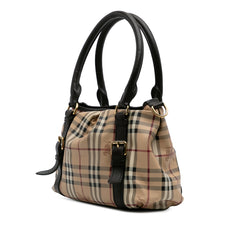 Haymarket Check Coated Canvas Satchel