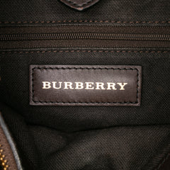 Haymarket Check Coated Canvas Satchel
