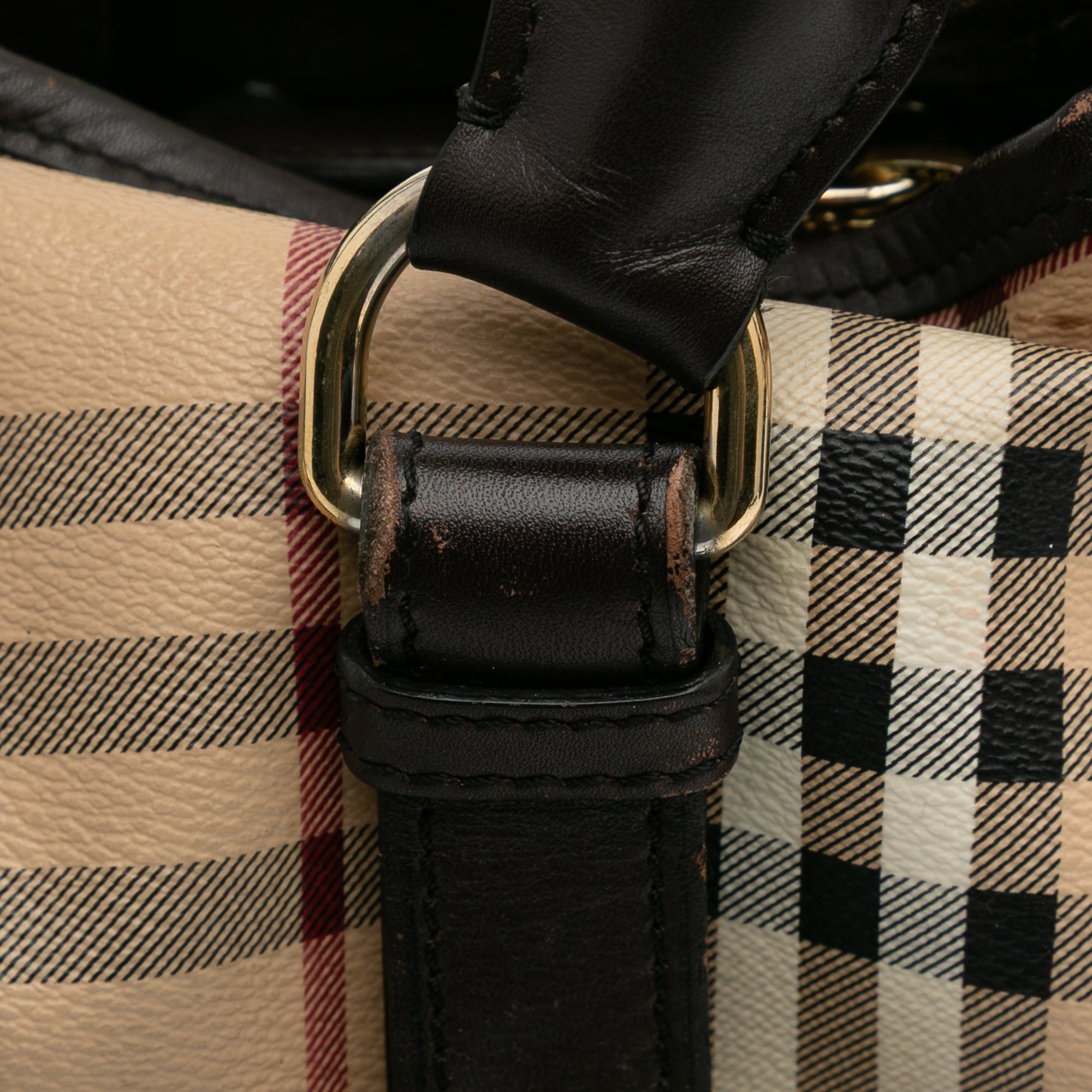 Haymarket Check Coated Canvas Satchel