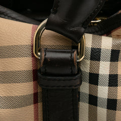 Haymarket Check Coated Canvas Satchel